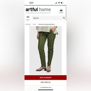 Artful Home Alembika Pant Size 2 (US 8-10)